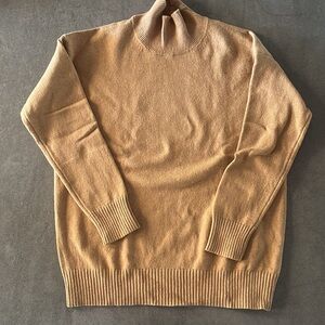 Banana Republic Factory Tan Turtleneck Sweater